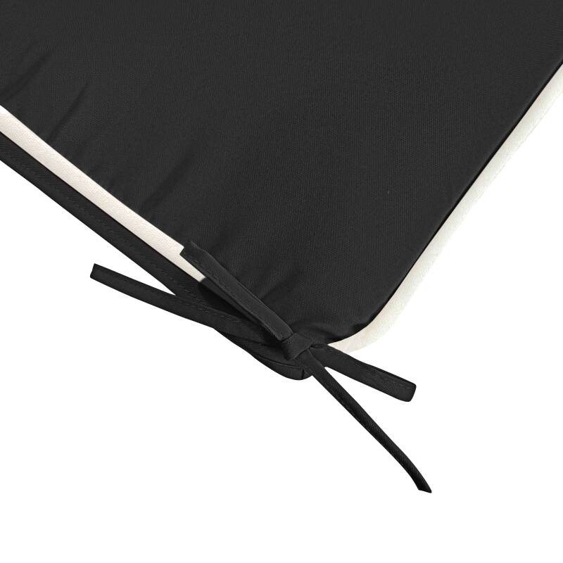 Set von 4 einfarbigen Außenstuhlkissen 40 x 40 cm (2/4)