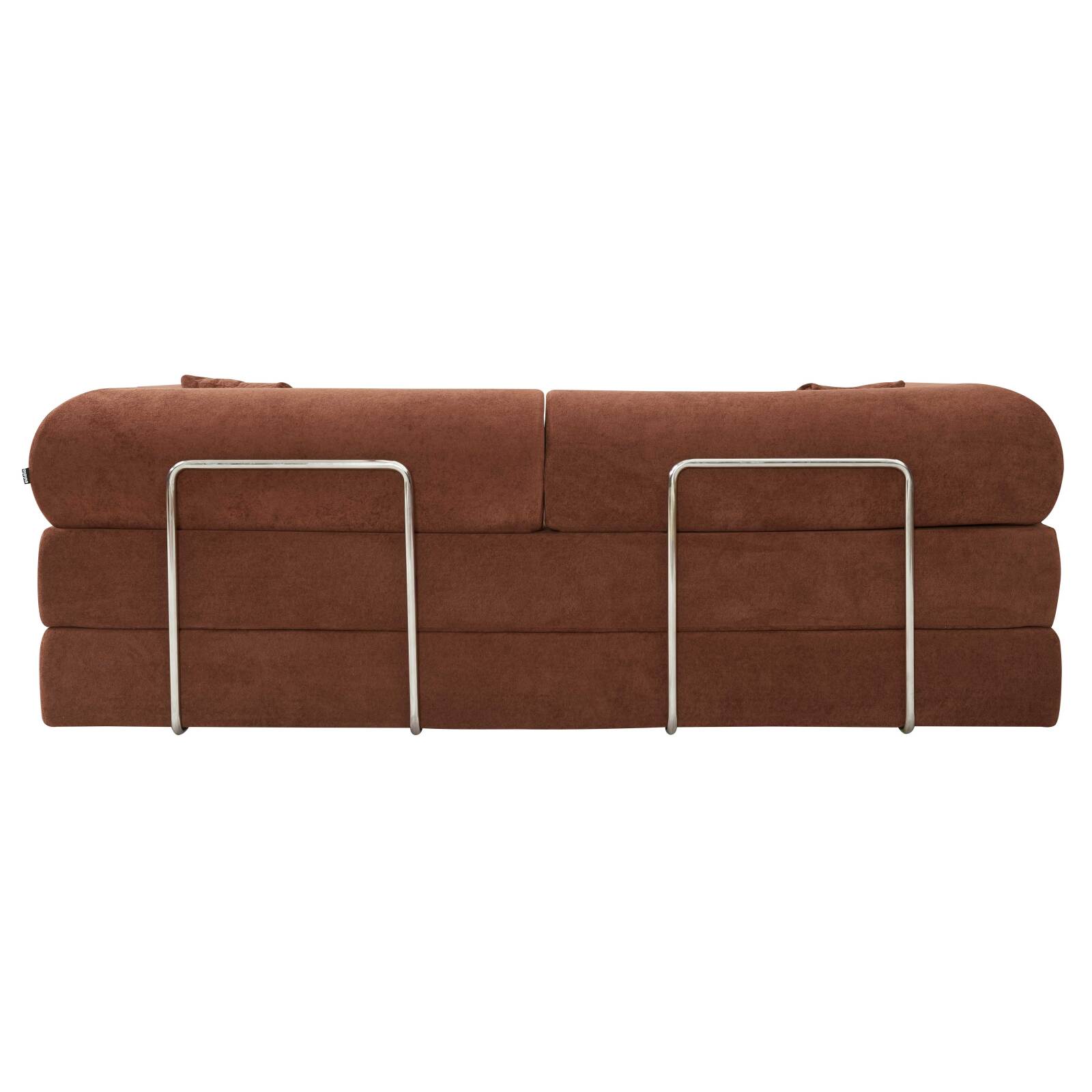 Schlafsofa 2-Sitzer aus Stoff mit modularen Kissen