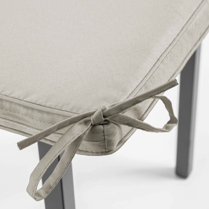 Set von 4 einfarbigen Außenstuhlkissen 40 x 40 cm  (3/6)