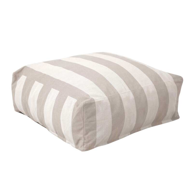 Modulare Gartenmöbel, gestreift für 4 Personen bestehend aus 3 Sesseln und 1 Sitzsack (5/6)