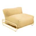 Sessel für modulare Outdoor-Sofa mit Gestell