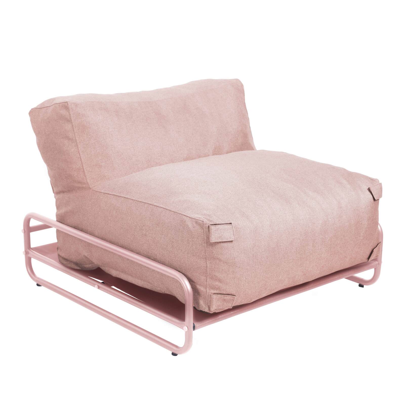 Sessel für modulare Outdoor-Sofa mit Gestell