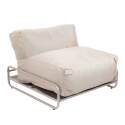 Sessel für modulare Outdoor-Sofa mit Gestell