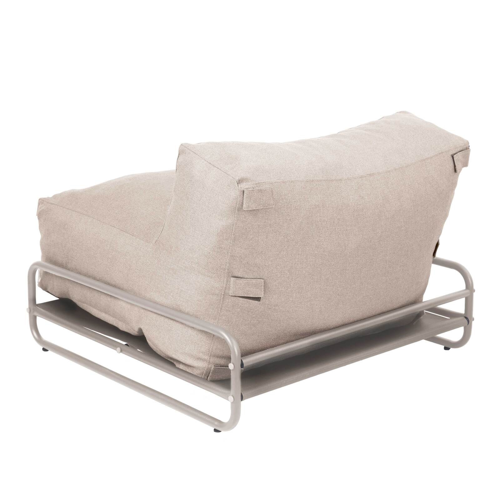 Sessel für modulare Outdoor-Sofa mit Gestell