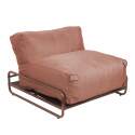 Sessel für modulare Outdoor-Sofa mit Gestell