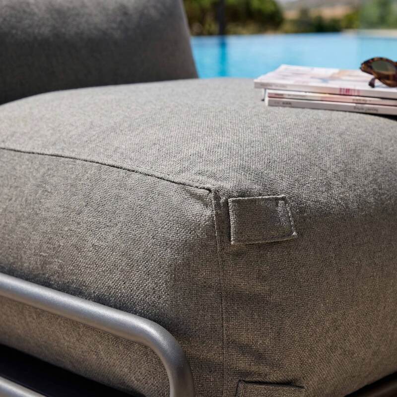 Sessel für modulare Outdoor-Sofa mit Gestell (4/7)