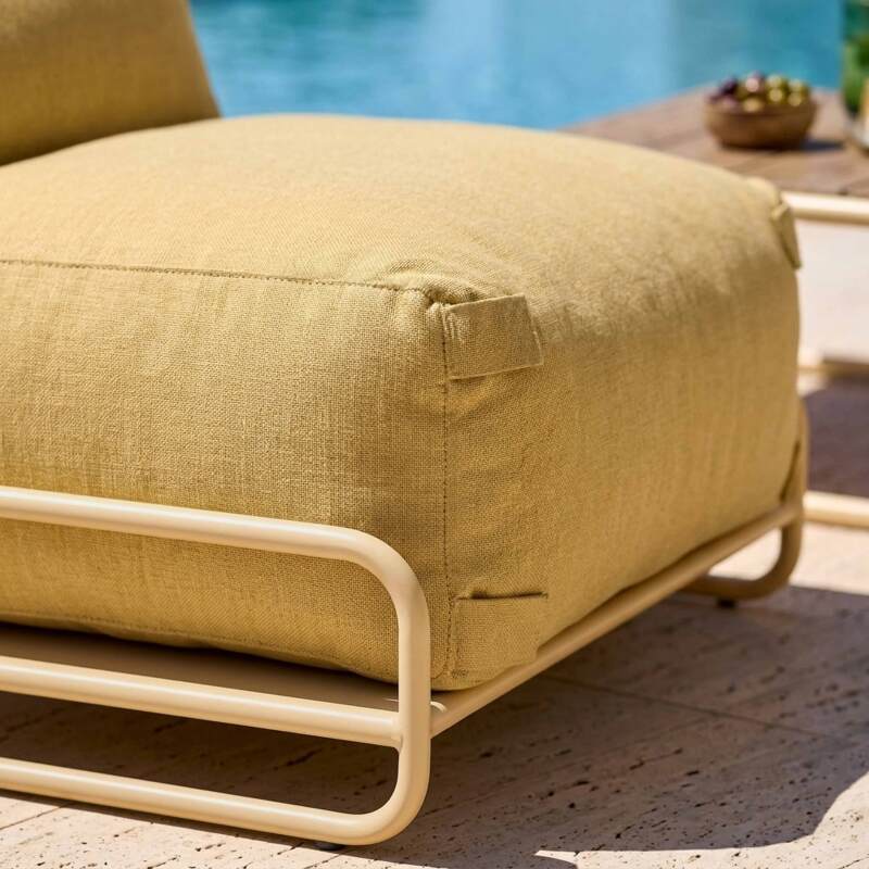 Sessel für modulare Outdoor-Sofa mit Gestell (2/7)