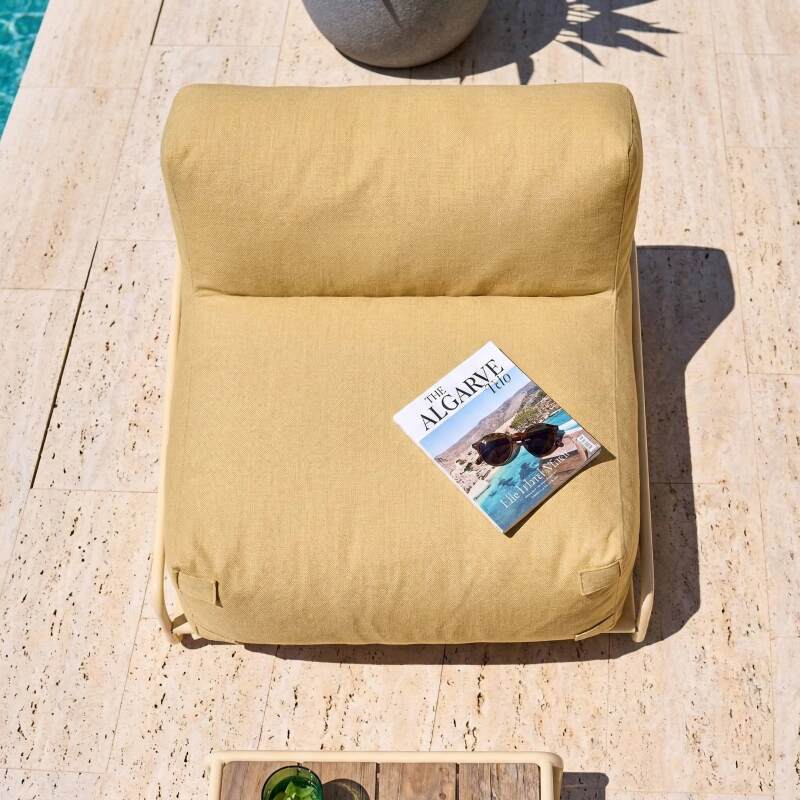 Sessel für modulare Outdoor-Sofa mit Gestell (3/7)