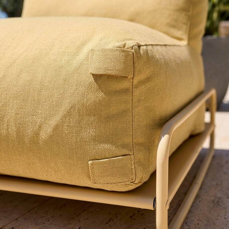 Sessel für modulare Outdoor-Sofa mit Gestell (4/7)