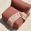 Sessel für modulare Outdoor-Sofa mit Gestell