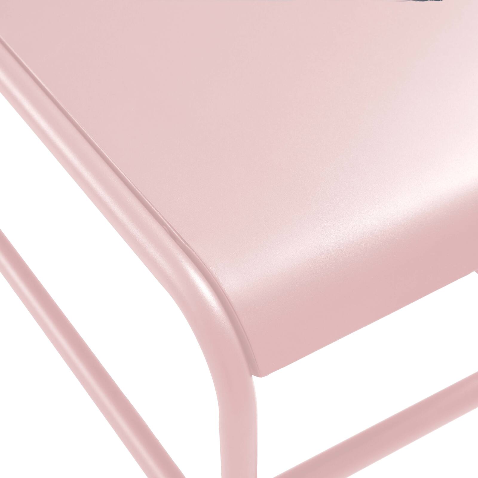 Garten Couchtisch rechteckig aus Metall 85x40x30 cm