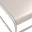 Garten Couchtisch rechteckig aus Metall 85x40x30 cm