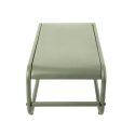 Garten Couchtisch rechteckig aus Metall 85x40x30 cm