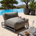 Rahmen für Sessel und Hocker des modularen Outdoor-Sofas MIXI