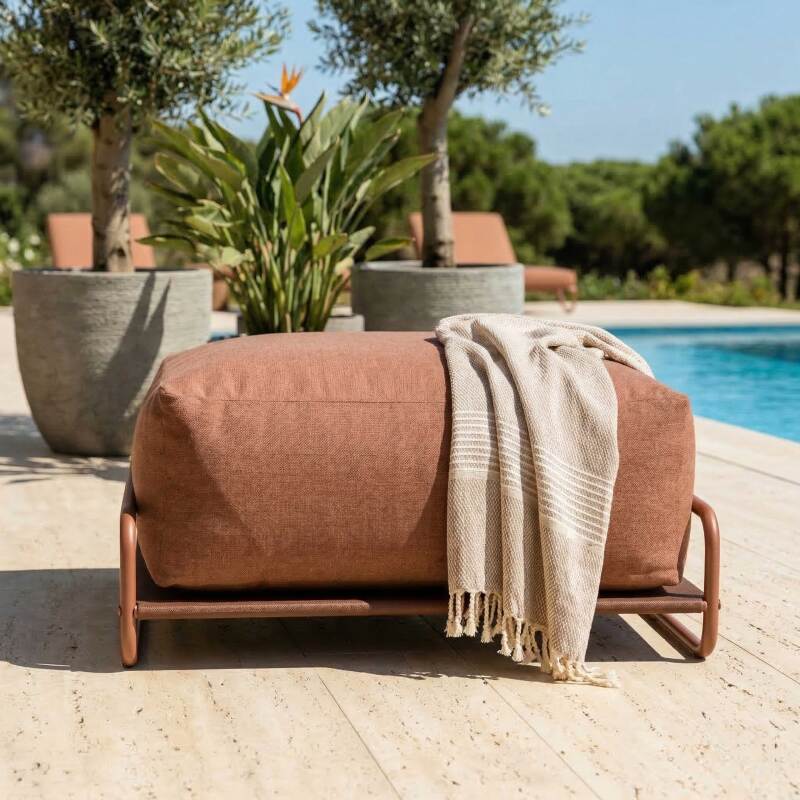 Sitzsack für modulare Outdoor-Sofa mit Gestell (3/6)