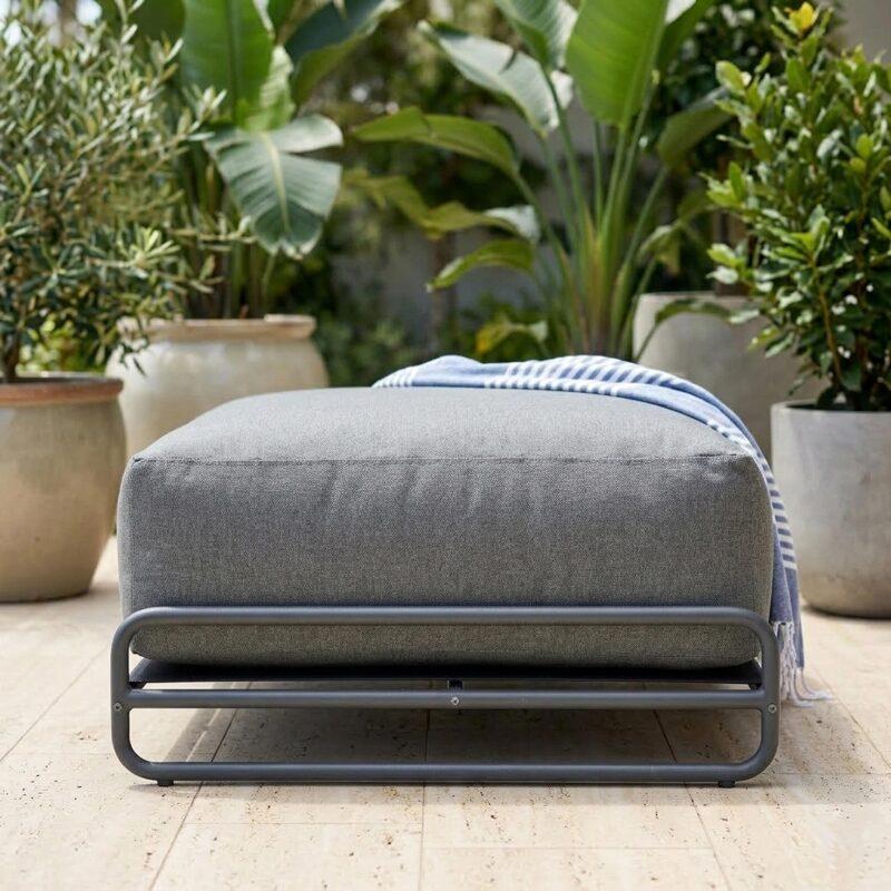 Sitzsack für modulare Outdoor-Sofa mit Gestell (3/6)