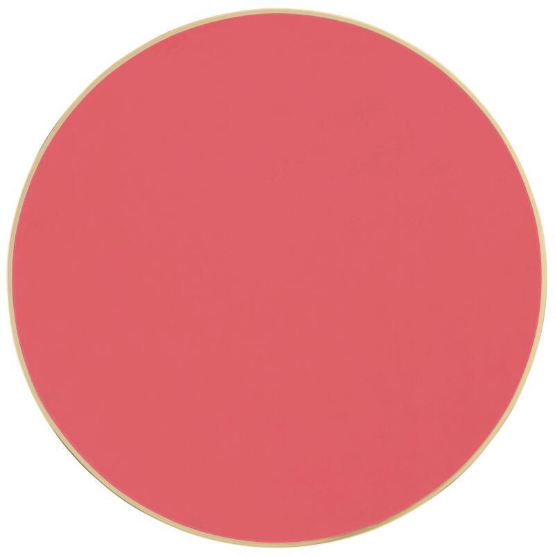 Tischplatte aus Sperrholz mit Laminatbeschichtung und Aluminiumkanten ⌀60 cm