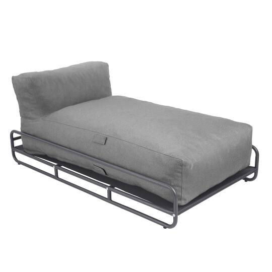 Chaiselongue für modulare Gartenmöbel mit Gestell | Oviala