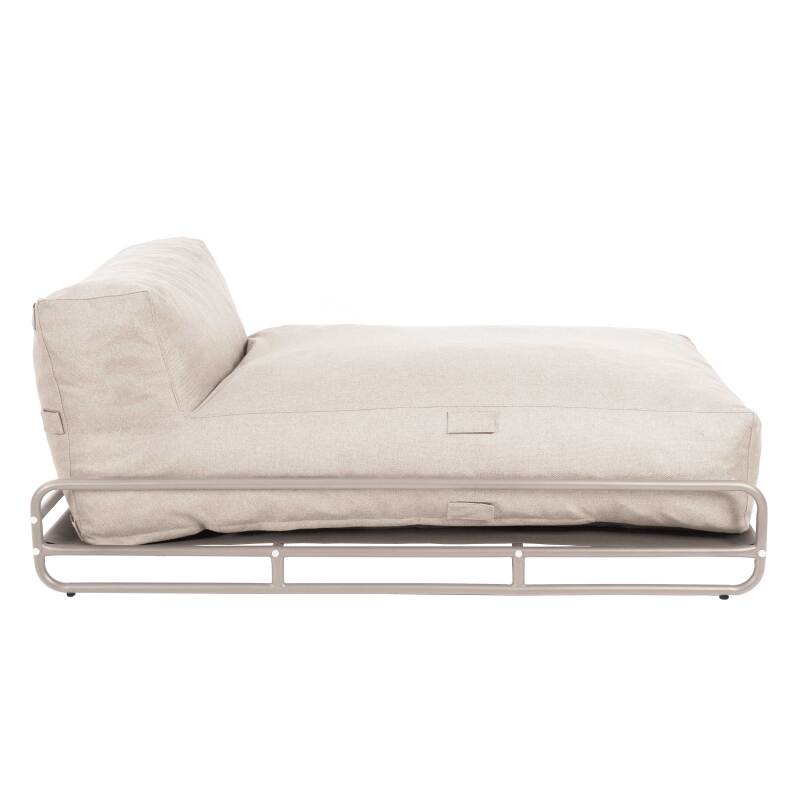 Chaiselongue für modulare Gartenmöbel mit Gestell (4/6)
