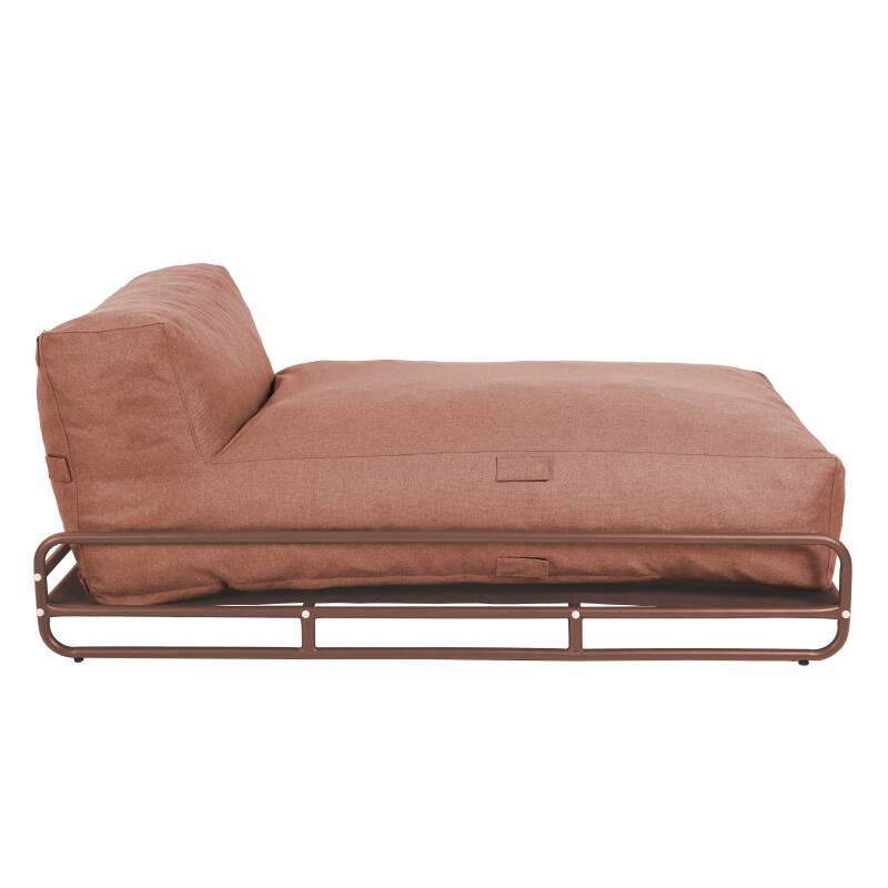 Chaiselongue für modulare Gartenmöbel mit Gestell (4/6)