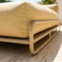 Chaiselongue für modulare Gartenmöbel mit Gestell