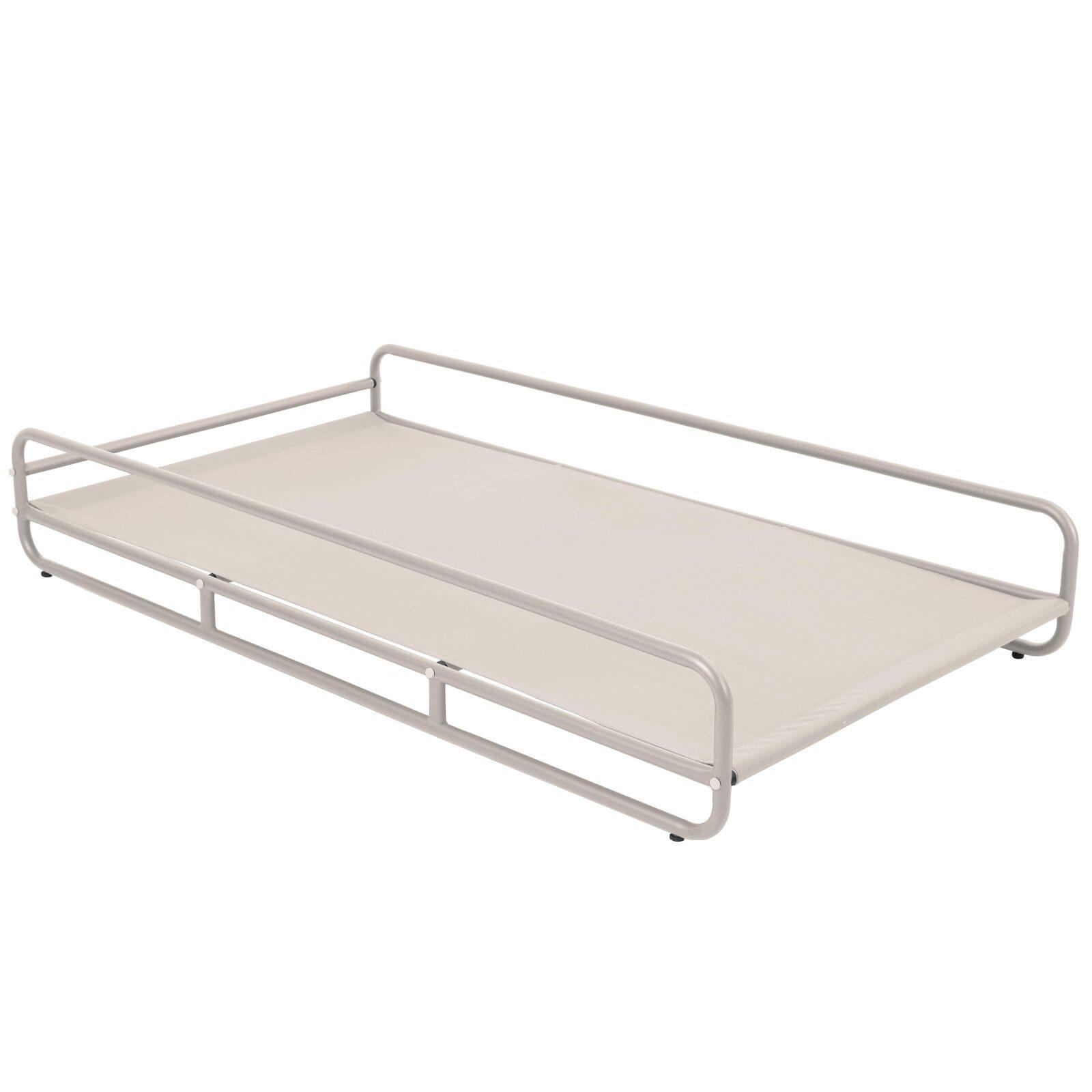 Chaiselongue für modulare Gartenmöbel mit Gestell