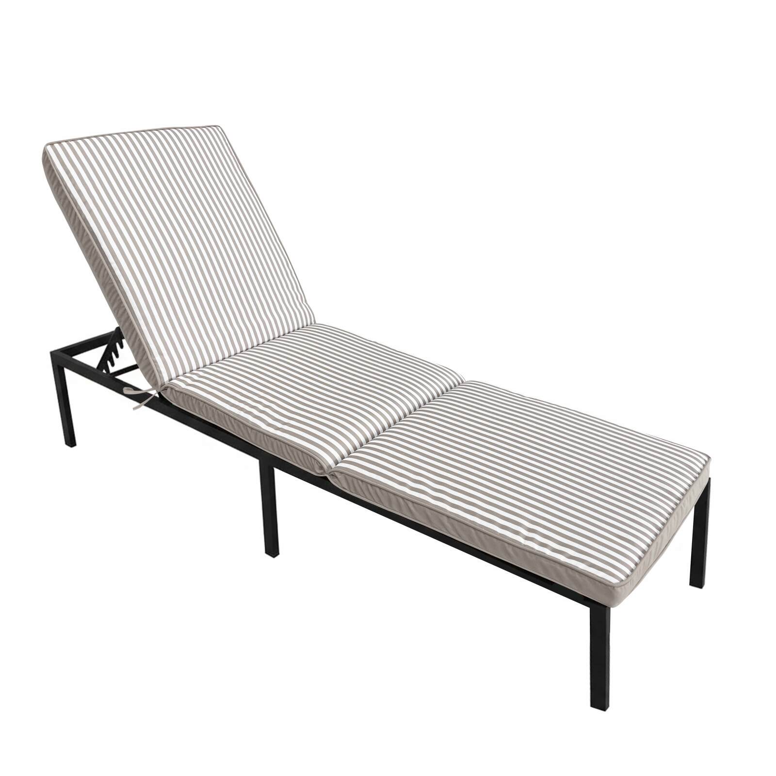 Outdoor-Kissen für Sonnenliege 186 x 53 cm - 2er-Set