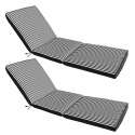 Outdoor-Kissen für Sonnenliege 186 x 53 cm - 2er-Set