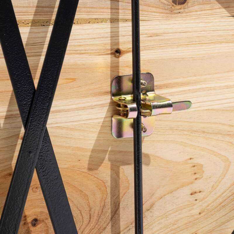 Bartisch und Holzbank-Set 180 cm – 10er-Set