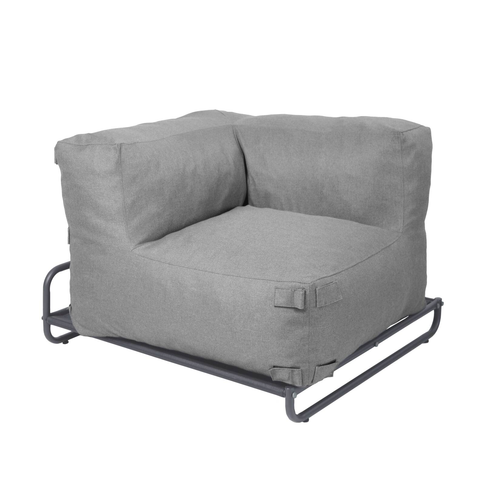 Ecksessel für modulare Outdoor-Sofa mit Gestell