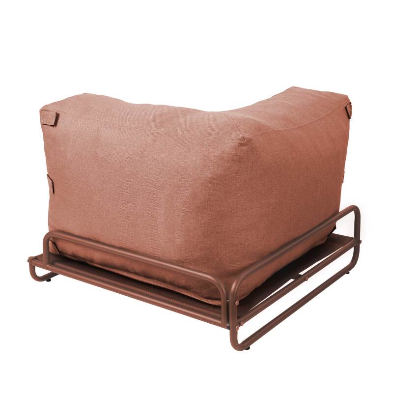 Ecksessel für modulare Outdoor-Sofa mit Gestell (4/6)