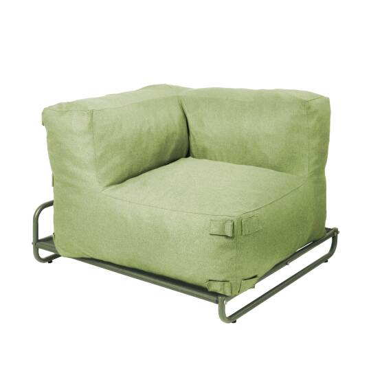 Ecksessel für modulare Outdoor-Sofa mit Gestell | Oviala