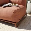 Ecksessel für modulare Outdoor-Sofa mit Gestell