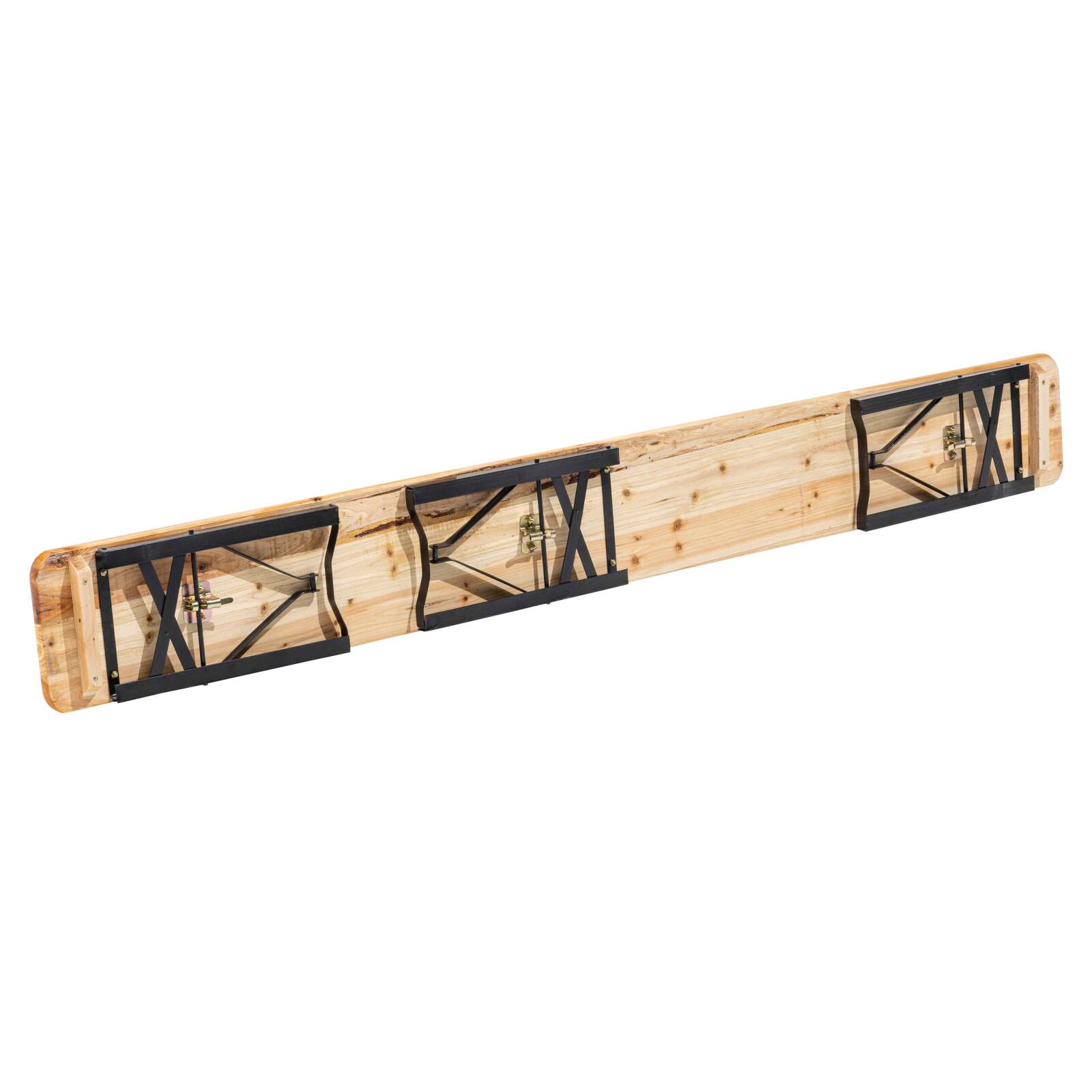 Gartenmöbel-Set mit Tisch und Bänken, 220 cm lang 