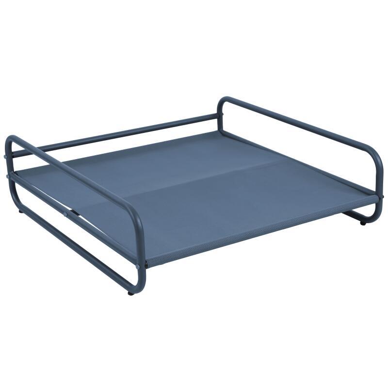 Sessel im gestreiften Design für ein modulares Outdoor-Sofa mit Gestell (4/5)