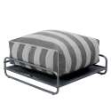 Sitzsack im gestreiften Design für ein modulares Outdoor-Sofa mit Gestell