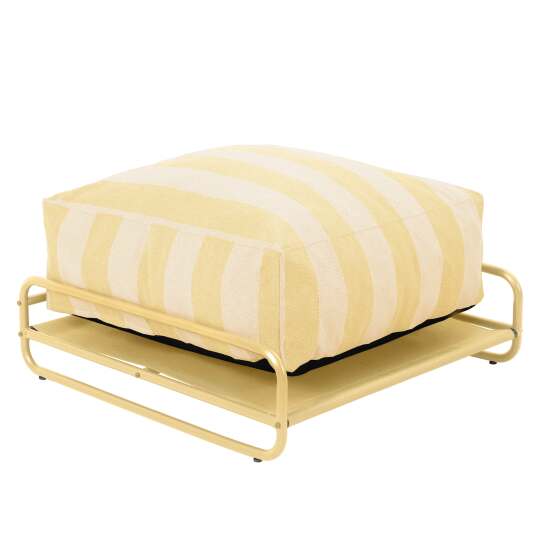 Sitzsack im gestreiften Design für ein modulares Outdoor-Sofa mit Gestell | Oviala