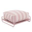 Sitzsack im gestreiften Design für ein modulares Outdoor-Sofa mit Gestell