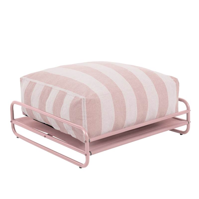 Sitzsack im gestreiften Design für ein modulares Outdoor-Sofa mit Gestell (4/6)