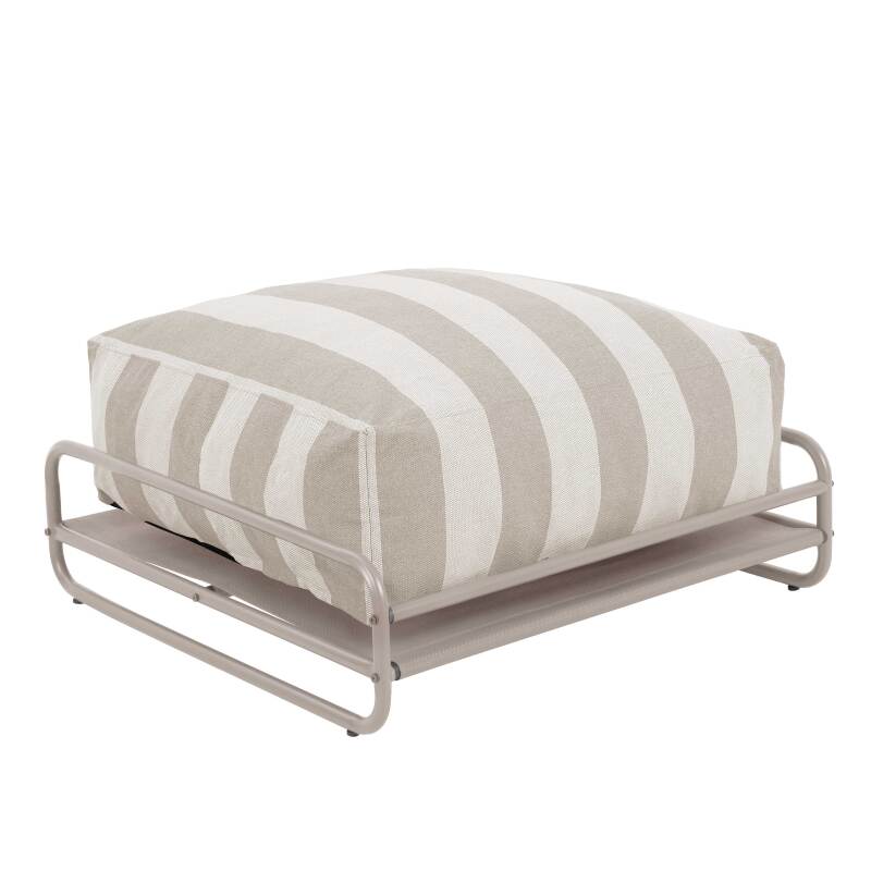 Sitzsack im gestreiften Design für ein modulares Outdoor-Sofa mit Gestell (4/6)