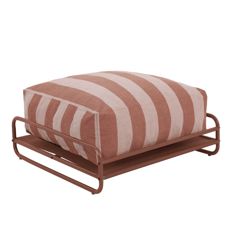 Sitzsack im gestreiften Design für ein modulares Outdoor-Sofa mit Gestell (4/6)