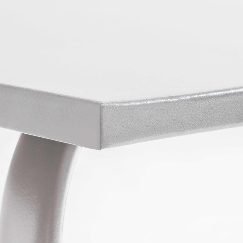 Gartentisch (180 x 90 x 72 cm) im Design aus Metall  (5/7)