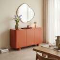Sideboard orange, 3 Türen, 120 cm