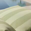 Sessel im gestreiften Design für ein modulares Outdoor-Sofa