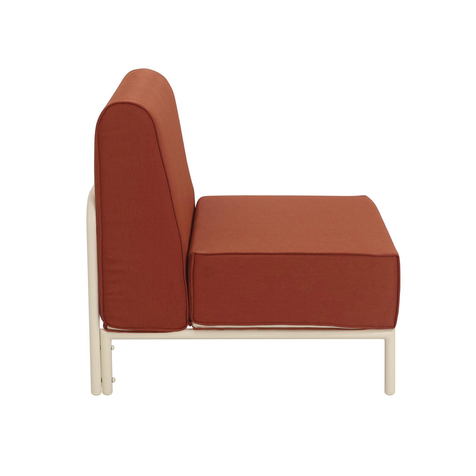 Sessel für ein modulares Outdoor-Sofa