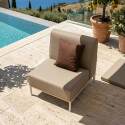 Sessel für ein modulares Outdoor-Sofa