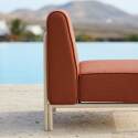 Sessel für ein modulares Outdoor-Sofa