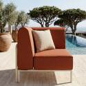 Ecksessel für modulare Outdoor-Sofa