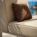 Chaiselongue für ein modulares Outdoor-Sofa