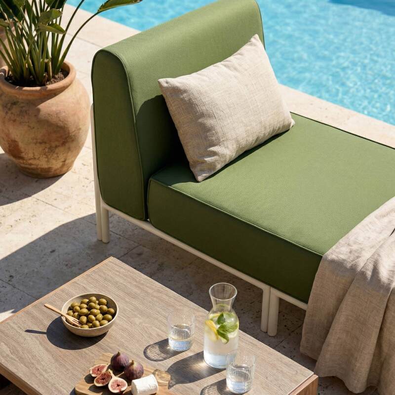 Chaiselongue für ein modulares Outdoor-Sofa (3/7)